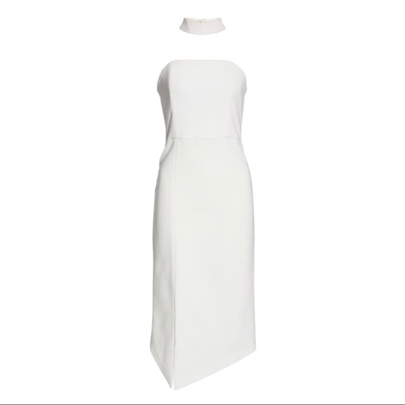 ALICE + OLIVIA CHOKER COLLAR DRESS - Picture 5 of 6